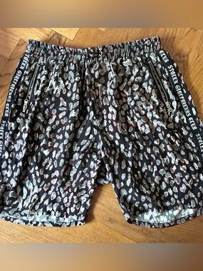 Stolen girl friends club Leopard-Print Athletic Shorts